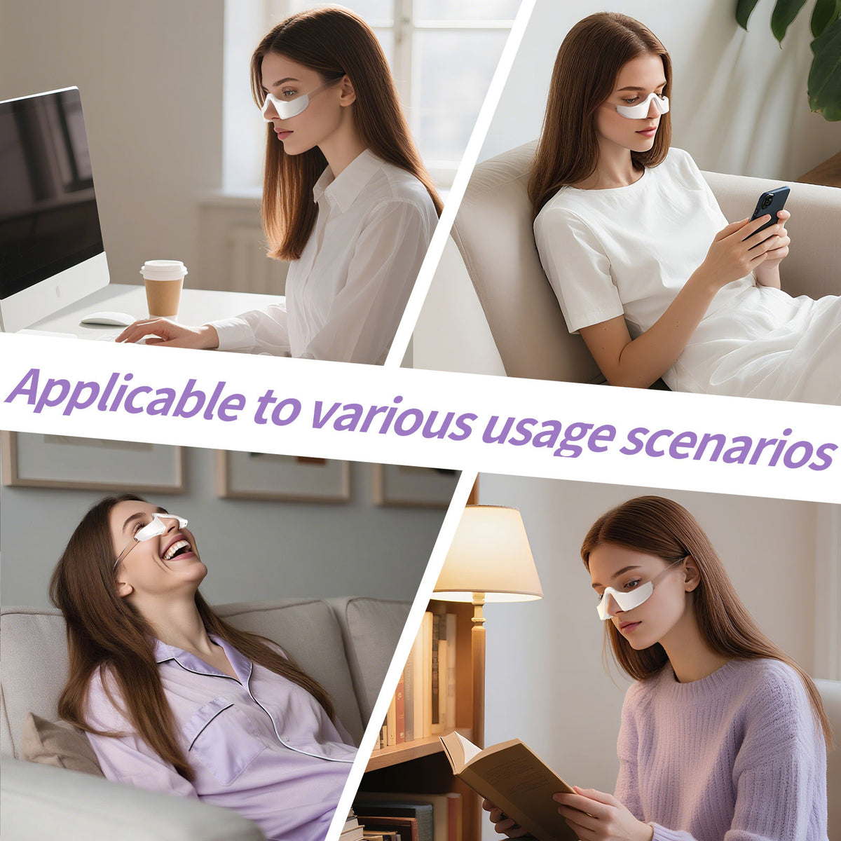 3-in-1 Micro-Current Eye Massager with Heat and Vibration